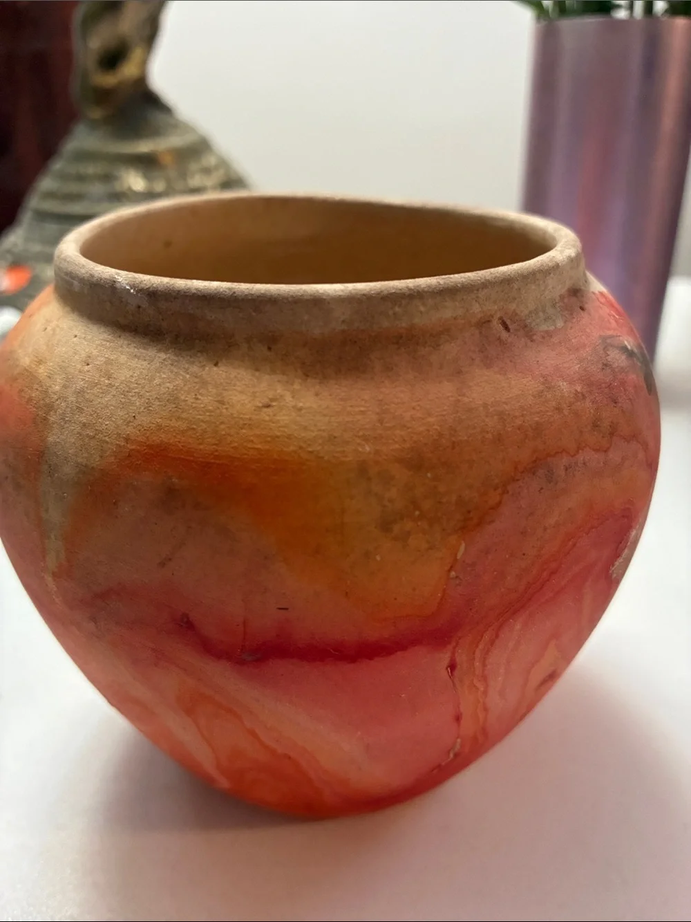 Nemadji pottery beautiful sunset